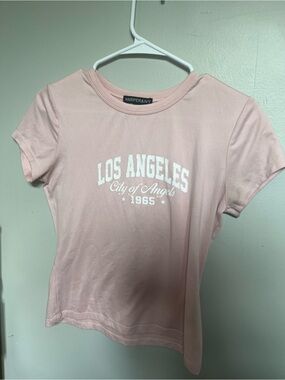 Pink 'Los Angeles' Graphic Tee